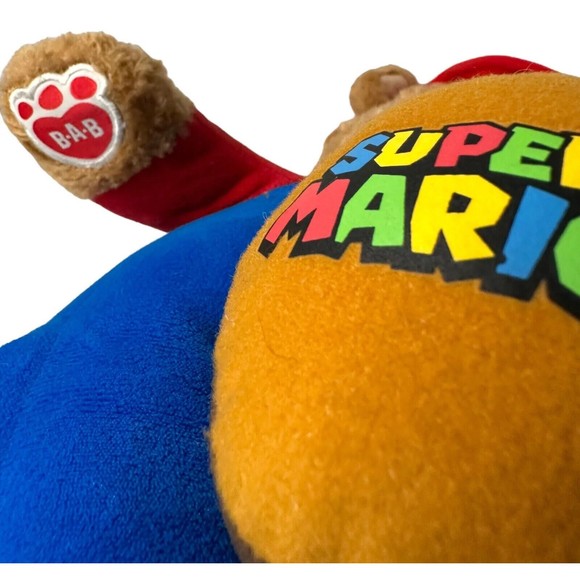 Build A Bear 18" Nintendo Super Mario Bros. Teddy Bear Plush 2017 Stuffed Animal - Picture 5 of 10